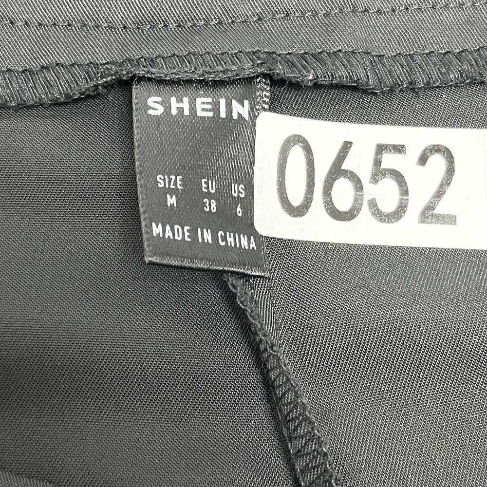 Shein Button Front Plunging Halter Top With Match… - image 8